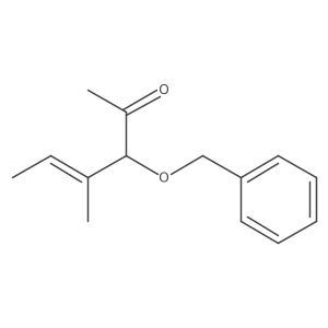 4-Methyl-3-phenylmethoxyhex-4-en-2-one Structure