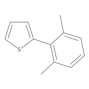 2-(2,6-Dimethylphenyl)thiophene结构式