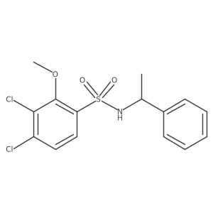 [(3,4-Dichloro-2-methoxyphenyl)sulfonyl](phenylethyl)amine结构式