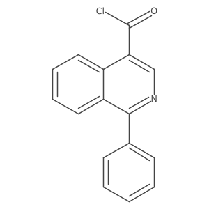 1-Phenyl-4-isoquinolinecarbonyl chloride Structure