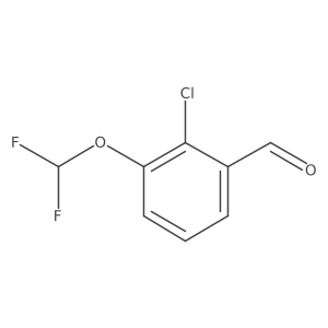 2-Chloro-3-(difluoromethoxy)benzaldehyde结构式