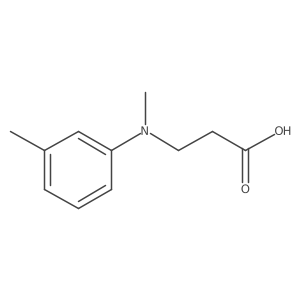3-(Methyl-m-tolyl-amino)-propionic acid Structure
