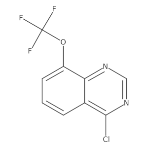 FC(F)(F)Oc1cccc2c(Cl)ncnc12结构式