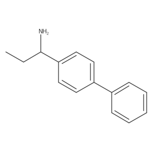 1-([1,1'-Biphenyl]-4-yl)propan-1-amine结构式
