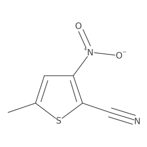 5-Methyl-3-nitrothiophene-2-carbonitrile Structure