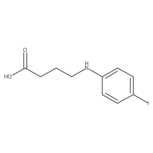 4-[(4-Iodophenyl)amino]butanoic acid Structure
