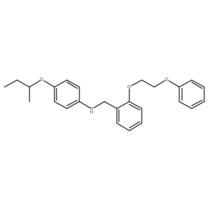 N-[4-(Sec-butoxy)phenyl]-N-[2-(2-phenoxyethoxy)-benzyl]amine结构式