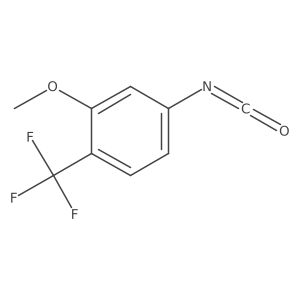 4-Isocyanato-2-methoxy-1-(trifluoromethyl)benzene结构式