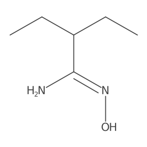 2-ethyl-N'-hydroxybutanimidamide结构式