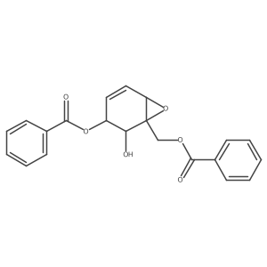 [(1R,2R,3S,6S)-3-benzoyloxy-2-hydroxy-7-oxabicyclo[4.1.0]hept-4-en-1-yl]methyl benzoate Structure