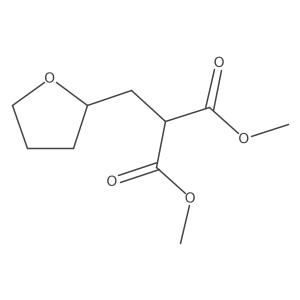 1,3-Dimethyl 2-[(tetrahydro-2-furanyl)methyl]propanedioate结构式