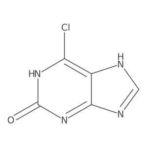 6-Chloro-1H-purin-2(3H)-one Structure