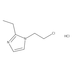 1-(2-chloroethyl)-2-ethyl-1H-imidazole hydrochloride Structure