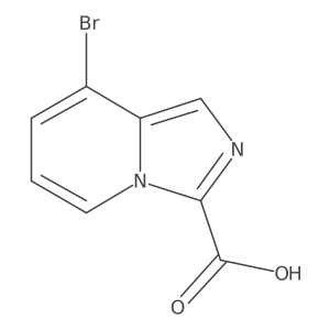 8-Bromoimidazo[1,5-a]pyridine-3-carboxylic acid Structure