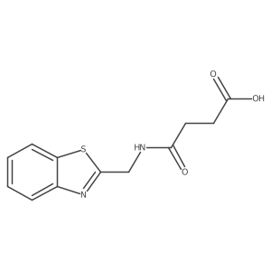 4-((Benzo[d]thiazol-2-ylmethyl)amino)-4-oxobutanoic acid Structure