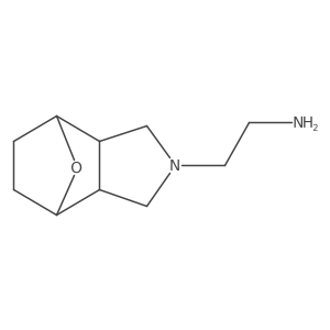 2-{10-Oxa-4-azatricyclo[5.2.1.0,2,6]decan-4-yl}ethan-1-amine Structure