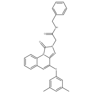 N-benzyl-2-(4-(3,5-dimethylphenoxy)-1-oxo-[1,2,4]triazolo[4,3-a]quinoxalin-2(1H)-yl)acetamide Structure