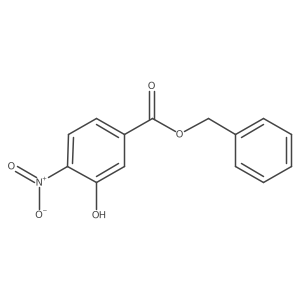 3-Hydroxy-4-nitrobenzoic acid benzyl ester Structure