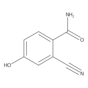 2-Cyano-4-hydroxybenzamide Structure