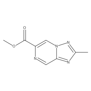 [1,2,4]Triazolo[1,5-a]pyrazine-6-carboxylic acid, 2-methyl-, methyl ester结构式