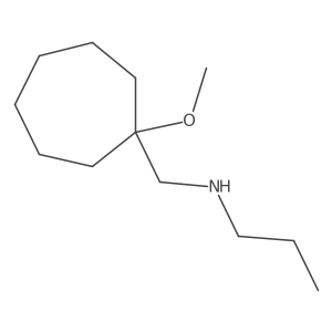 n-((1-Methoxycycloheptyl)methyl)propan-1-amine Structure