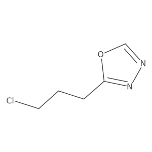 2-(3-Chloropropyl)-1,3,4-oxadiazole结构式