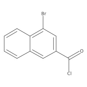 4-Bromo-2-naphthoyl chloride结构式