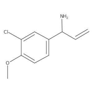 1-(3-Chloro-4-methoxyphenyl)prop-2-en-1-amine Structure