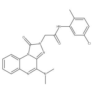 N-(5-chloro-2-methylphenyl)-2-(4-(dimethylamino)-1-oxo-[1,2,4]triazolo[4,3-a]quinoxalin-2(1H)-yl)acetamide Structure