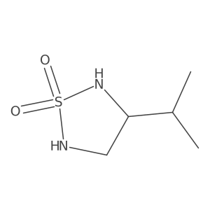 3-Isopropyl-1,2,5-thiadiazolidine 1,1-dioxide Structure