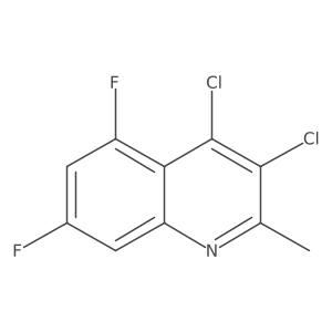 3,4-Dichloro-5,7-difluoro-2-methylquinoline Structure