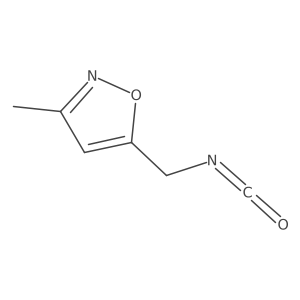 5-(Isocyanatomethyl)-3-methyl-1,2-oxazole结构式