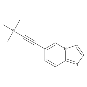 6-[(Trimethylsilyl)ethynyl]imidazo[1,2-a]pyridine Structure