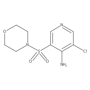 3-Chloro-5-(morpholinosulfonyl)pyridin-4-amine Structure