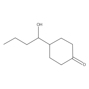4-(1-Hydroxybutyl)cyclohexanone Structure