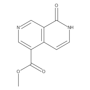 Methyl 8-oxo-7,8-dihydro[2,7]naphthyridine-4-carboxylate结构式