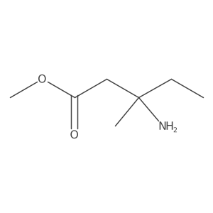 Methyl 3-amino-3-methylpentanoate Structure