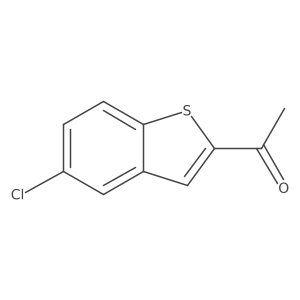 1-(5-Chlorobenzo[b]thien-2-yl)ethanone结构式