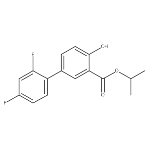 Diflunisal Isopropyl Ester Structure