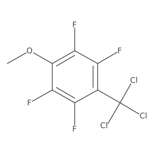 4-Methoxy-2,3,5,6-tetrfluorobenzotrichloride Structure