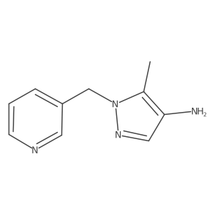 5-Methyl-1-(pyridin-3-ylmethyl)-1h-pyrazol-4-amine Structure