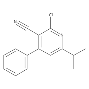 2-Chloro-6-isopropyl-4-phenylnicotinonitrile Structure