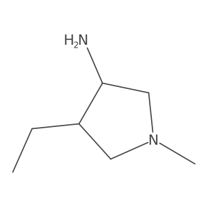 4-Ethyl-1-methylpyrrolidin-3-amine Structure