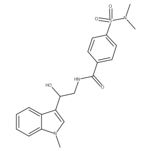 4-(N,N-dimethylsulfamoyl)-N-(2-hydroxy-2-(1-methyl-1H-indol-3-yl)ethyl)benzamide Structure