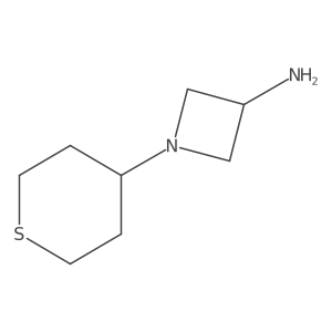 1-(Thian-4-yl)azetidin-3-amine结构式