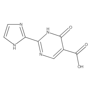 2-(1H-imidazol-2-yl)-6-oxo-1,6-dihydropyrimidine-5-carboxylic acid Structure