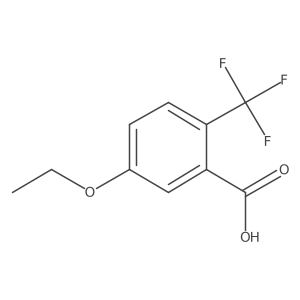 5-Ethoxy-2-(trifluoromethyl)benzoic acid Structure