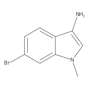 6-Bromo-1-methyl-1H-indol-3-amine Structure
