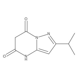 2-(propan-2-yl)-4H,5H,6H,7H-pyrazolo[1,5-a]pyrimidine-5,7-dione结构式