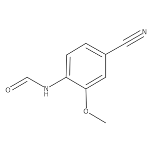 N-(4-Cyano-2-methoxyphenyl)formamide Structure